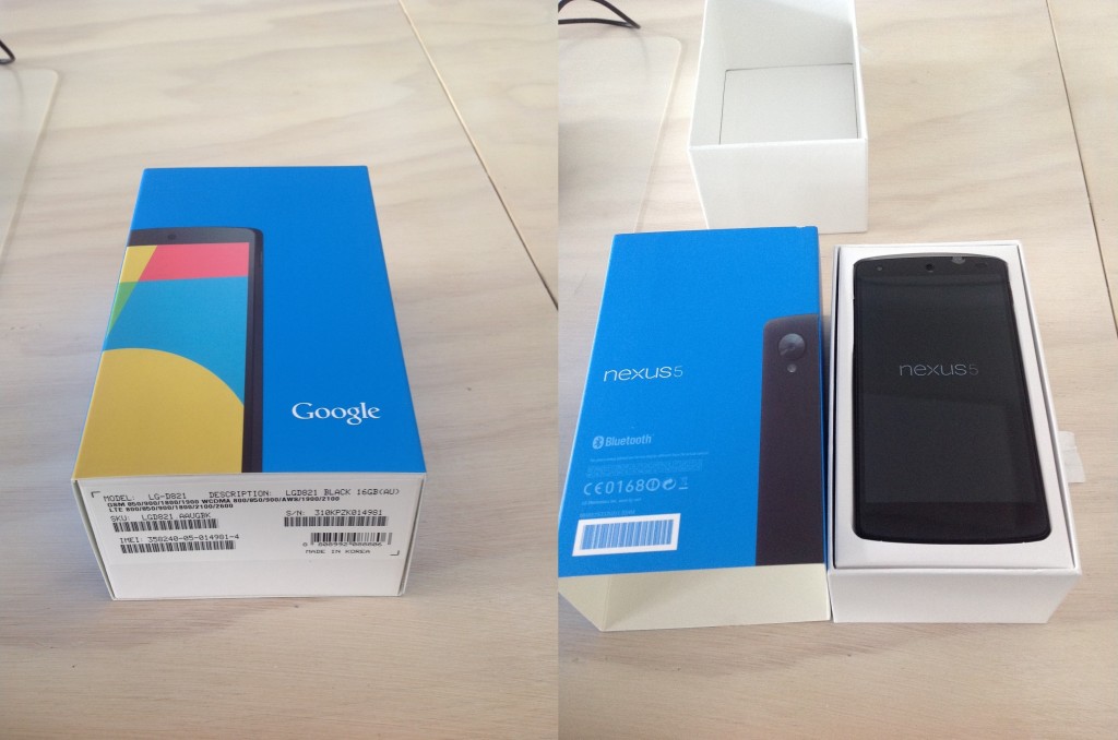 Unbox Google Nexus 5