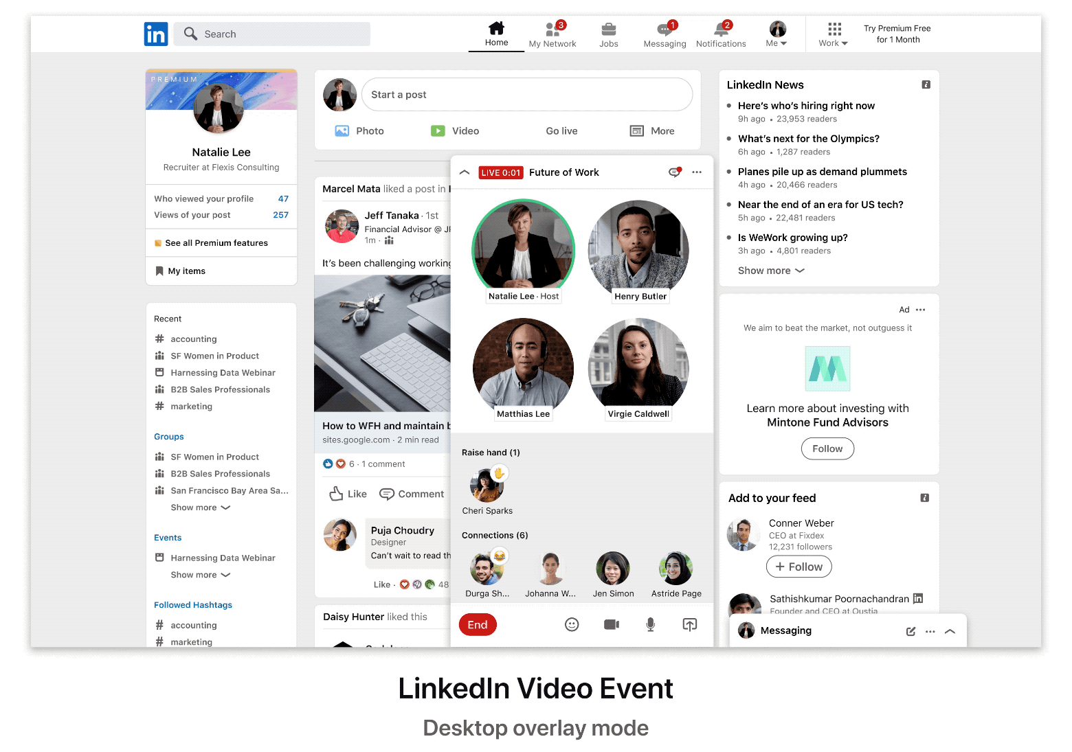 LinkedIn Launches Test of Audio Rooms, New Formats for Live Events