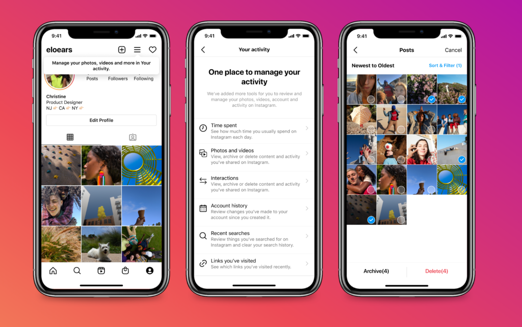 Instagram Adds ‘Your Activity’ Display With Improved Content Management Tools
