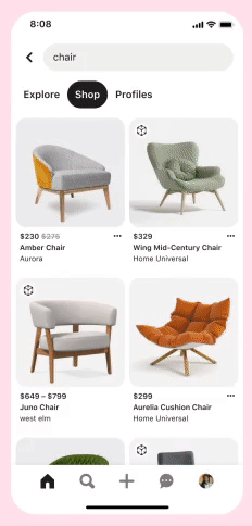 Pinterest Rolls Out AR ‘Try On’ Feature For Furniture Items Making Furniture Shopping Easier