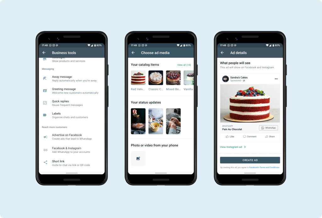 Meta's New Business Messaging Tools and Improved WhatsApp Ad Creation