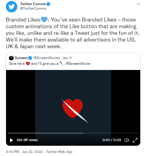 Twitter Making ‘Branded Likes’ Available to All App Advertisers