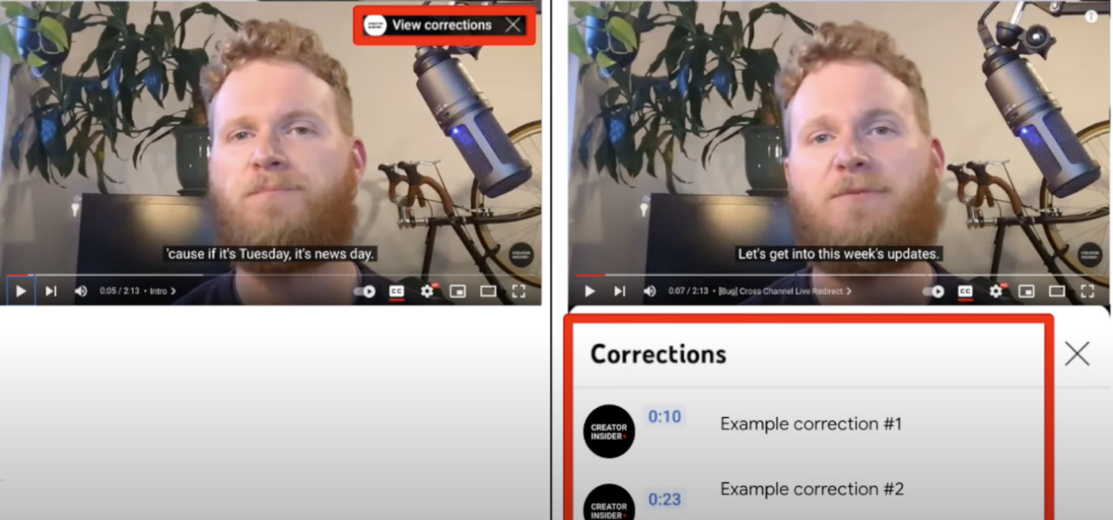 YouTube Adds 'Video Corrections' Feature