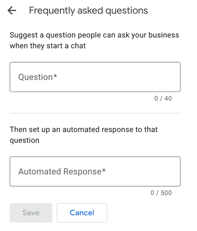Google Business Profiles Automated Messaging FAQs2