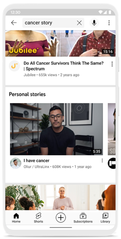 New YouTube Update to Sow Personal Health Stories