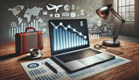 Travel internet marketing advertisement decreased in FY24